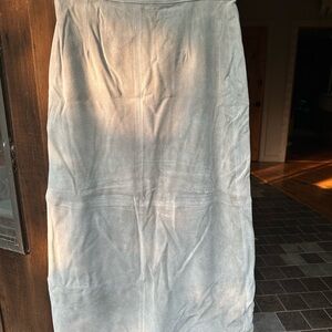 Taupe Suede Women's Skirt Size 12